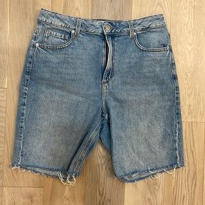 Denim shorts